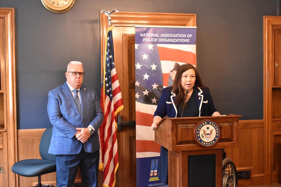 Duckworth Recognized by the National Association of Police Organizations for Her Bipartisan Law to Support Families of Public Safety Officers