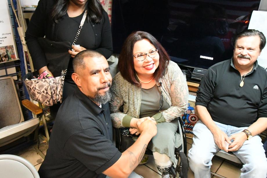 On Veterans Day, Duckworth Visits Deported Veterans in Tijuana